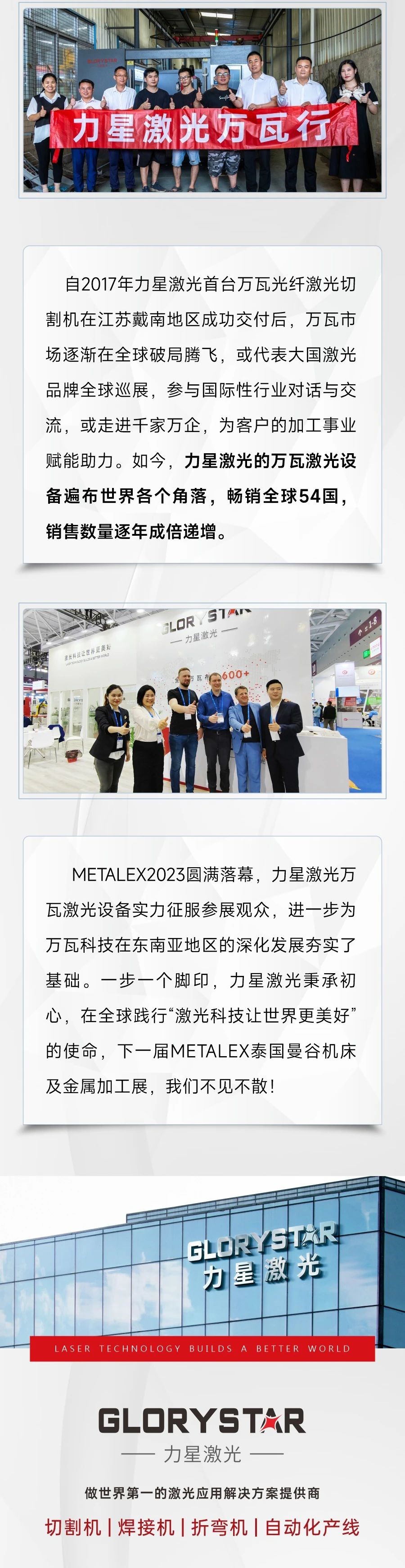 2023再出征！力星激光攜萬瓦設(shè)備亮相METALEX泰國曼谷機(jī)床及金屬加工展！