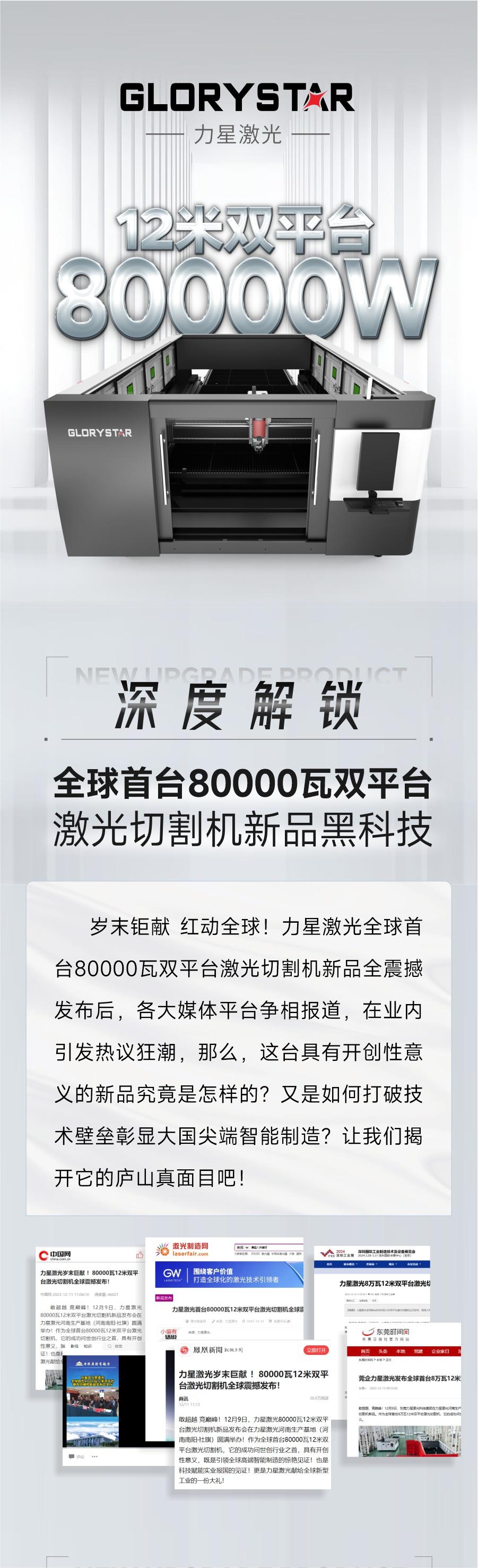 深度解鎖：全球首臺(tái)80000瓦雙平臺(tái)激光切割機(jī)新品黑科技！