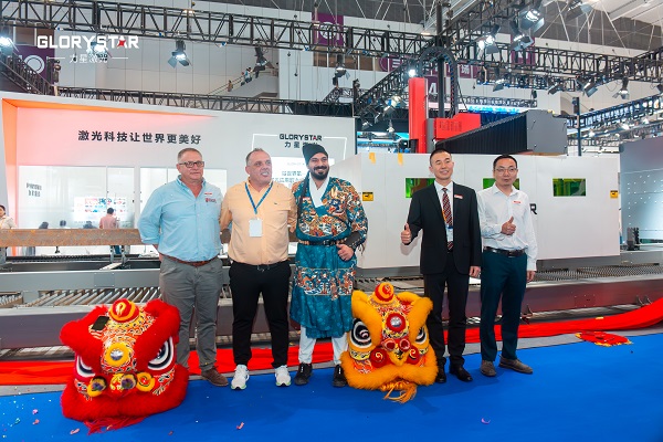 NS-12020H 型鋼激光二次加工自動(dòng)化線首發(fā)成功，火爆熱銷！