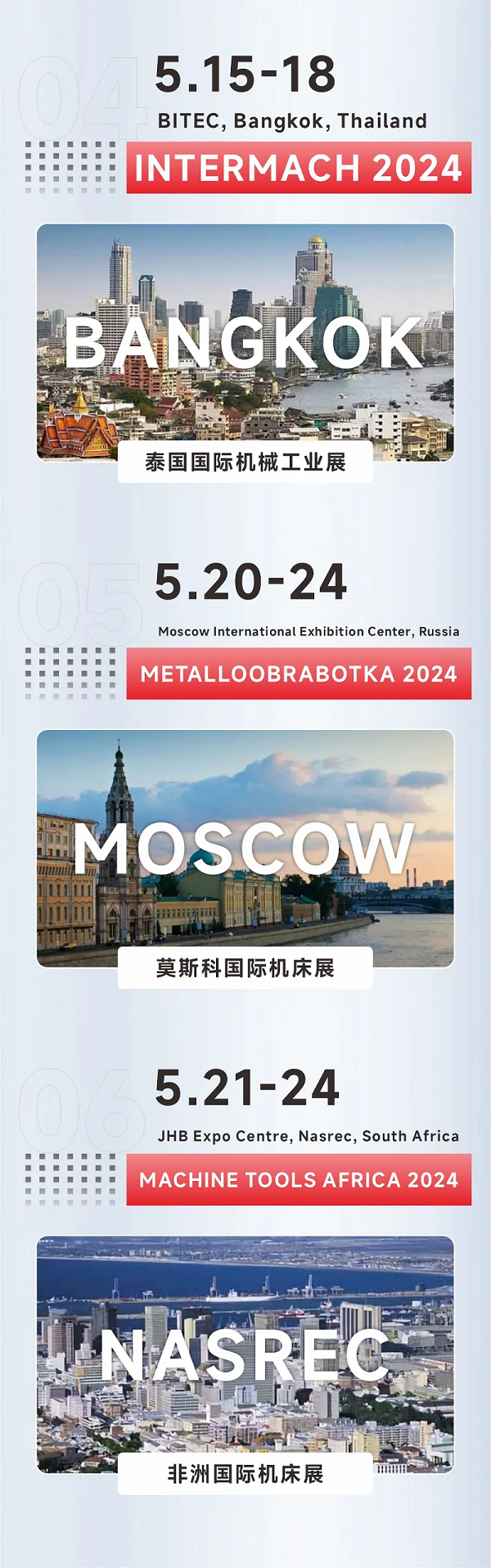 全球閃耀！力星激光5月國際展會一覽