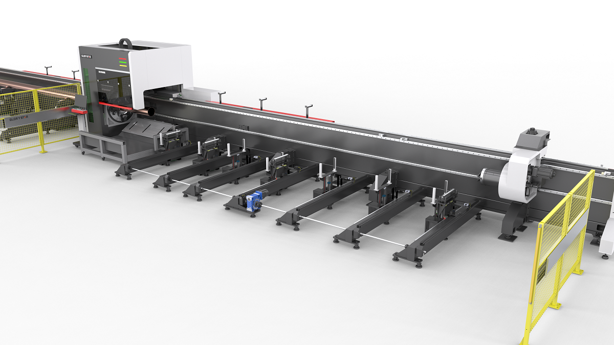 ?? 三卡盤重型激光管材切割機 ?? 三卡盤重型激光管材切割機