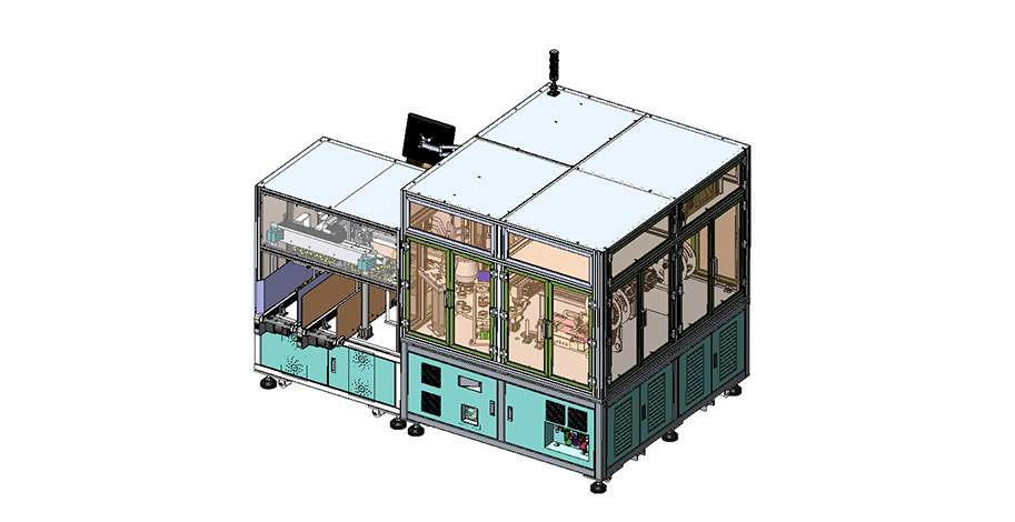 半自動(dòng)貼膜機(jī)（自動(dòng)擺盤）